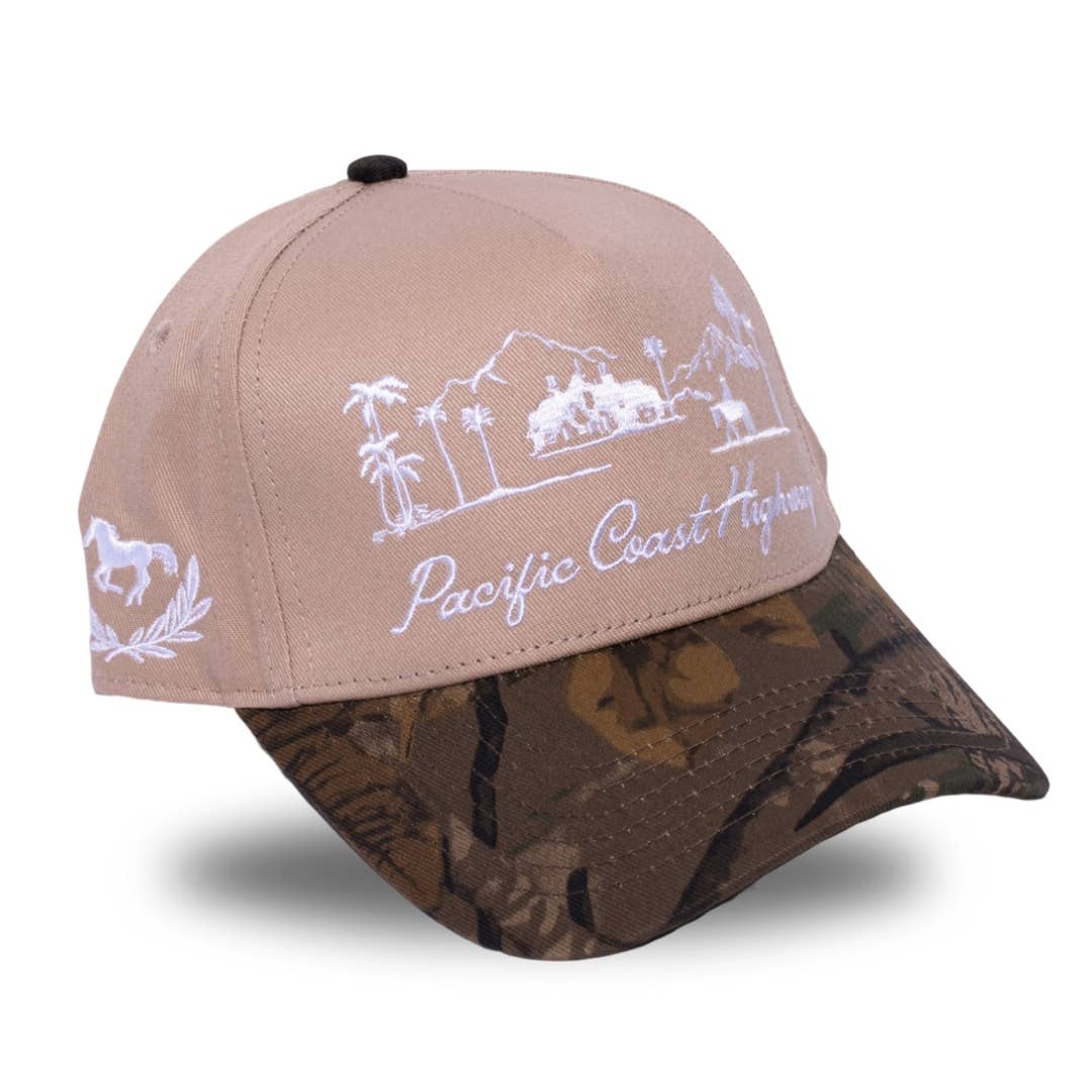 California Camouflage Trucker Hat