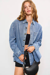 Washed Denim Shirt