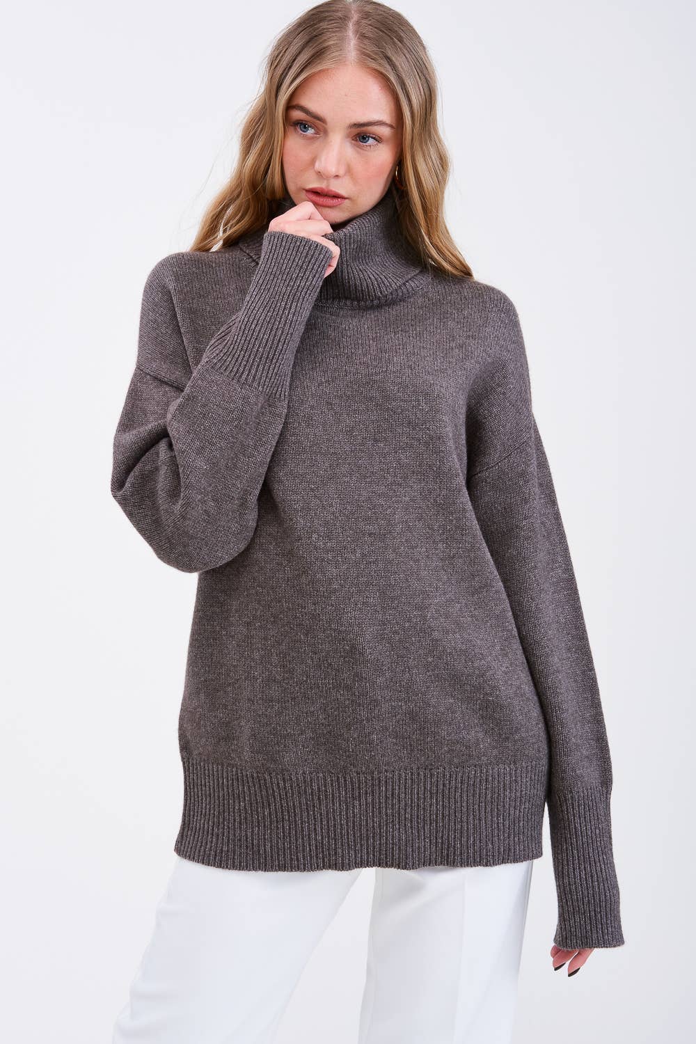 Alaise Cashmere Sweater Pullover Mocha