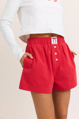 High Waisted Boxer Shorts