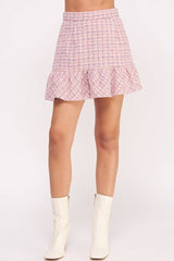 Tweed Mini Skirt