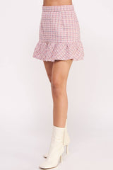 Tweed Mini Skirt