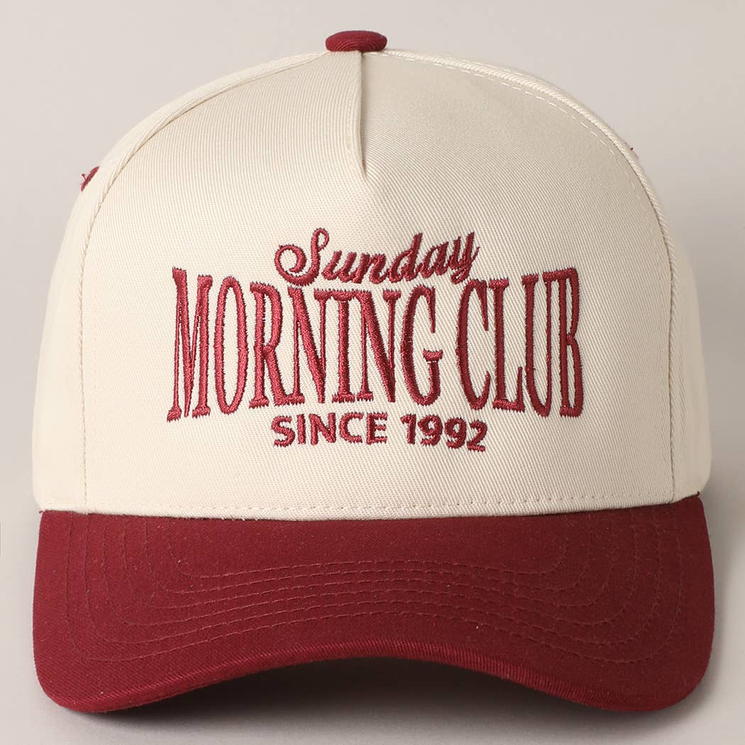 Sunday Morning Club Two-Tone Trucker Hat