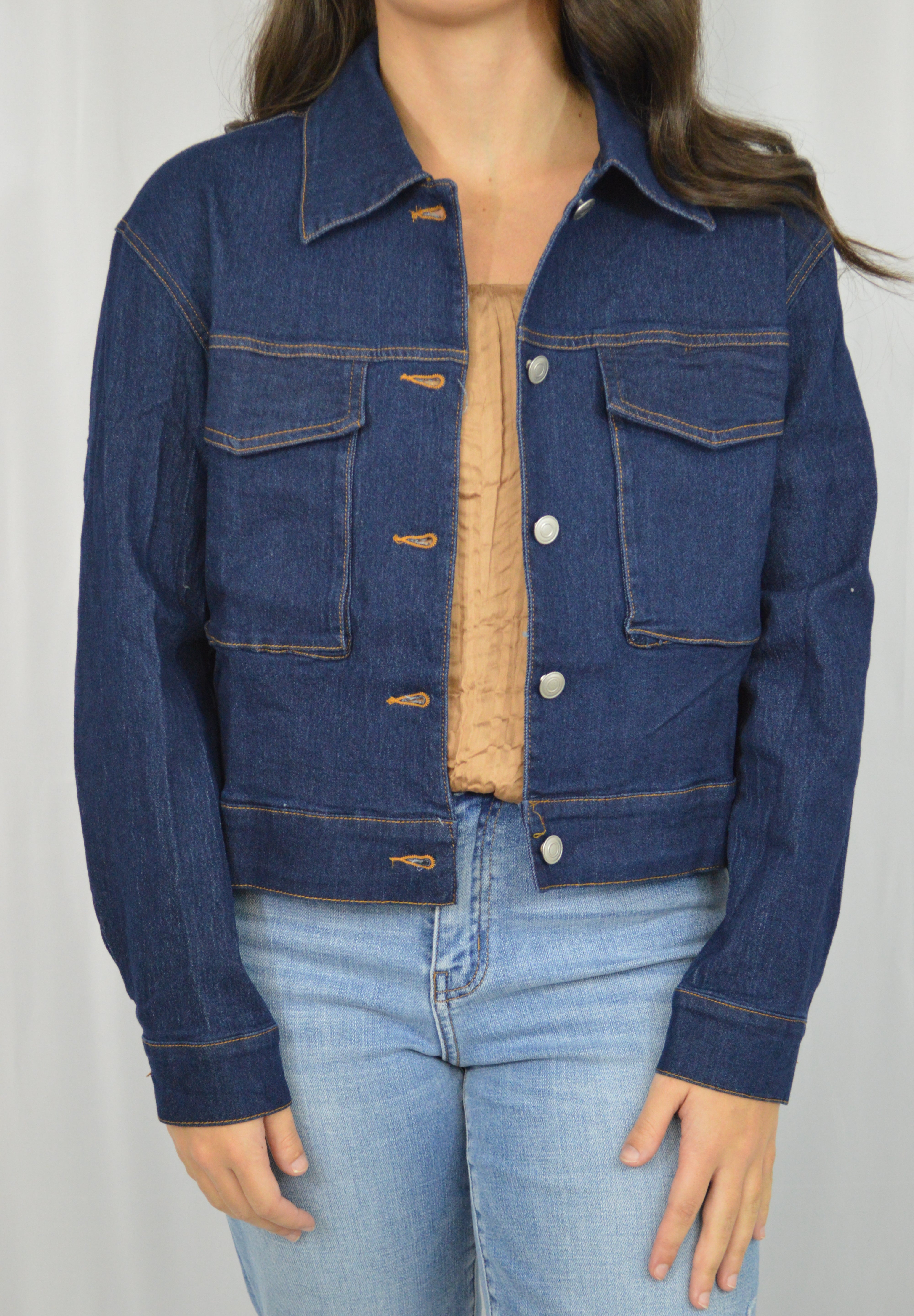 Cargo Pocket Denim Jacket