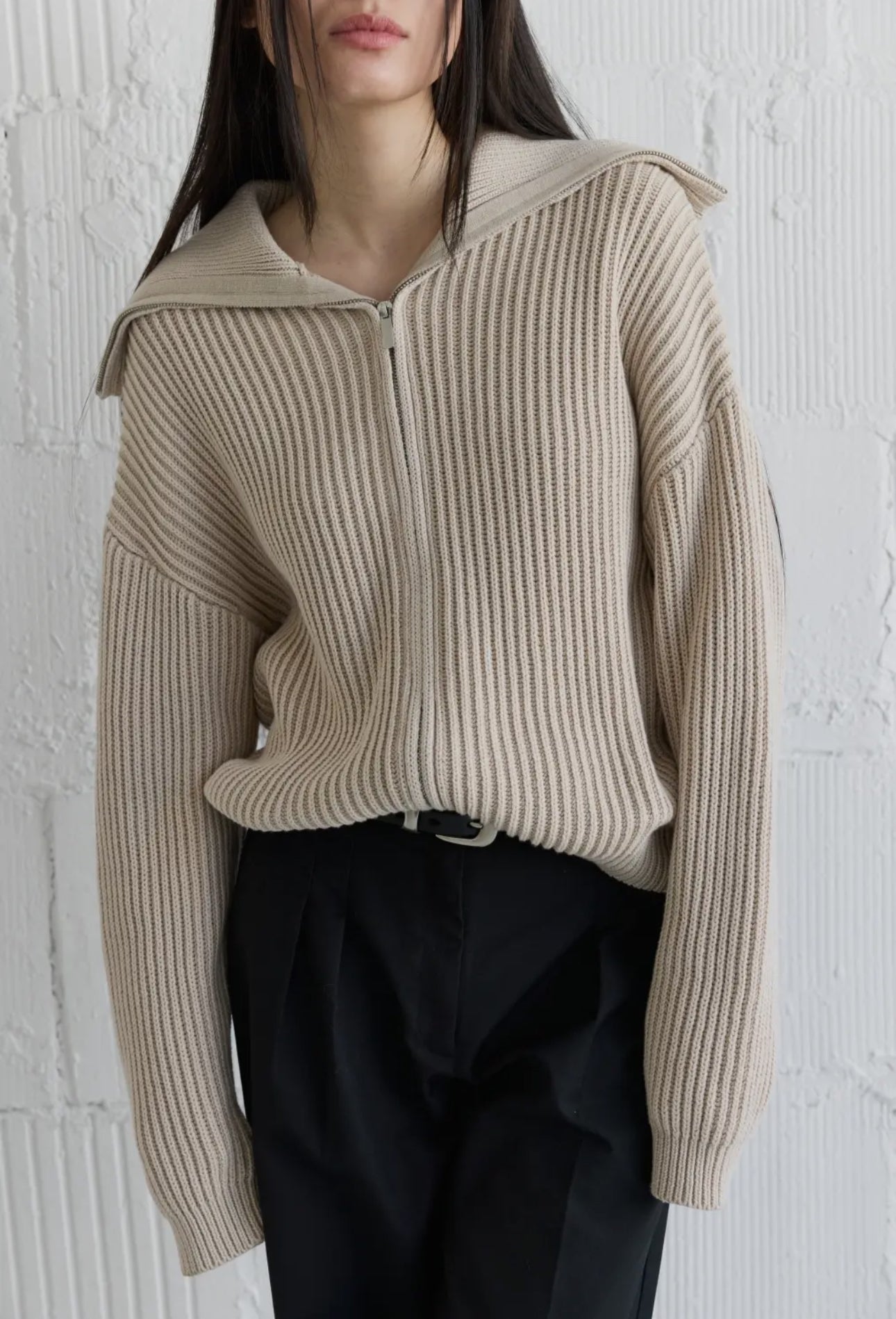 Addison Sweater in Beige