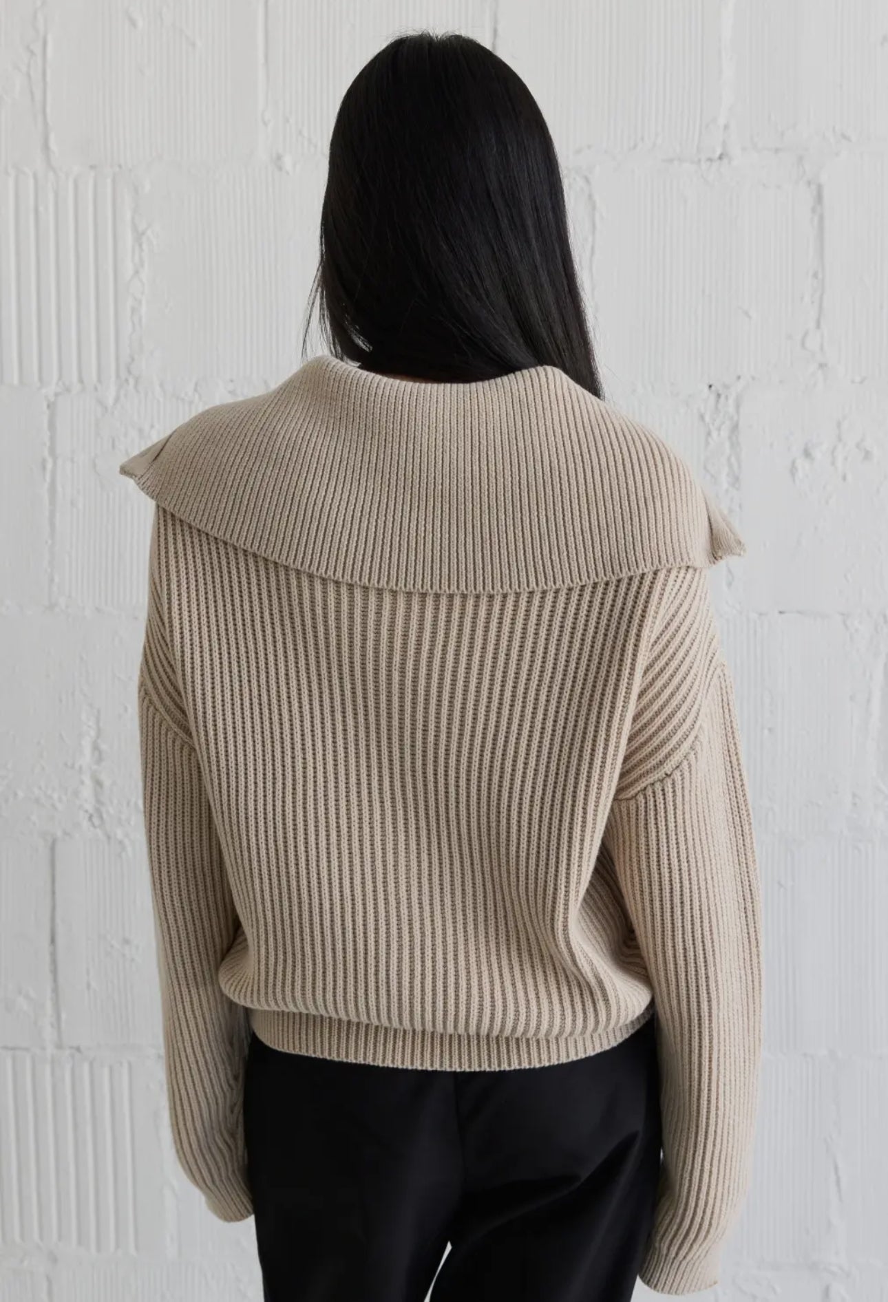 Addison Sweater in Beige