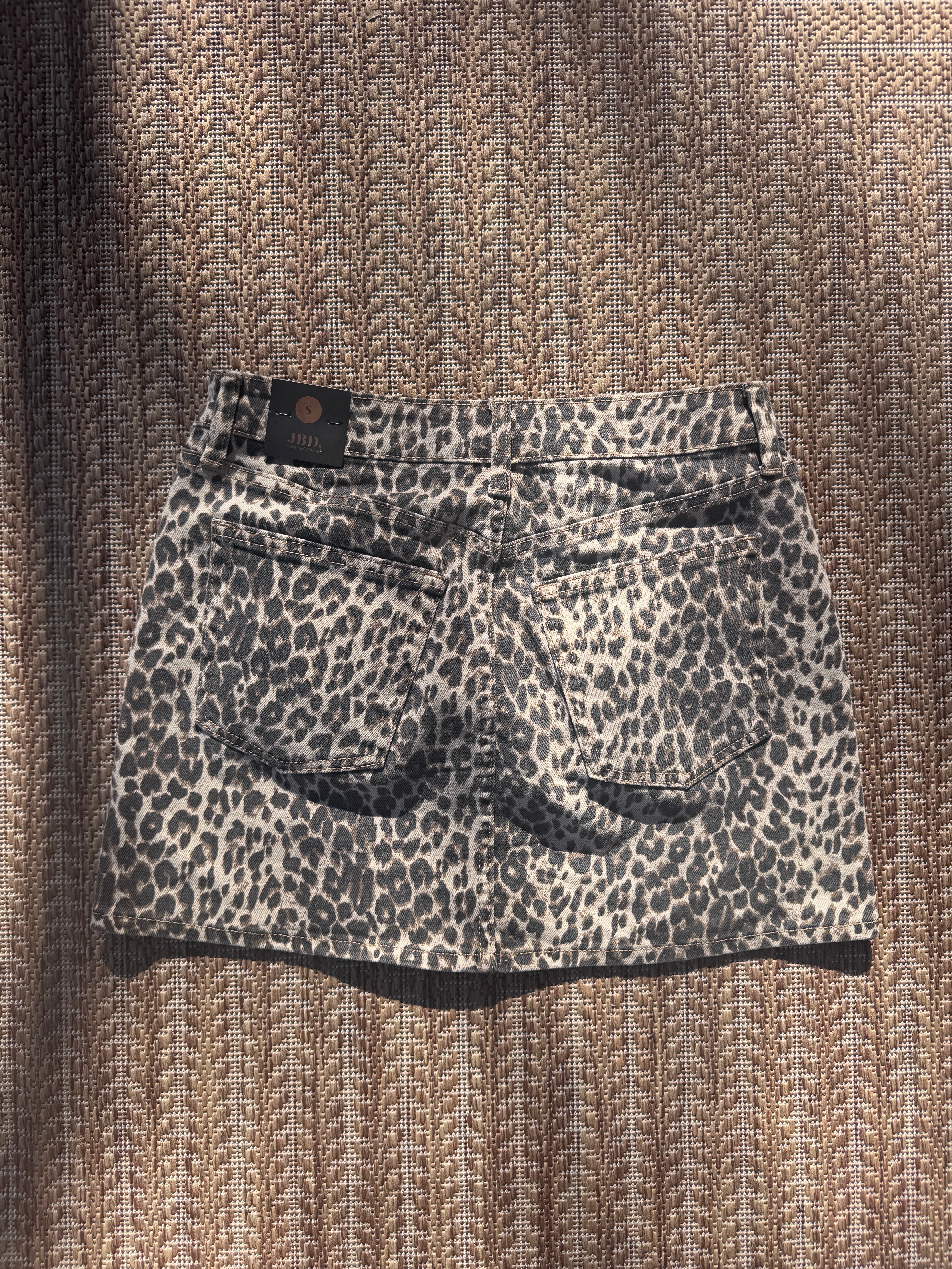 Leopard Mini Skirt