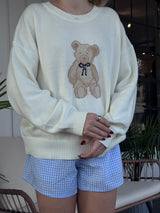 Teddy Bear Crew Neck Sweater