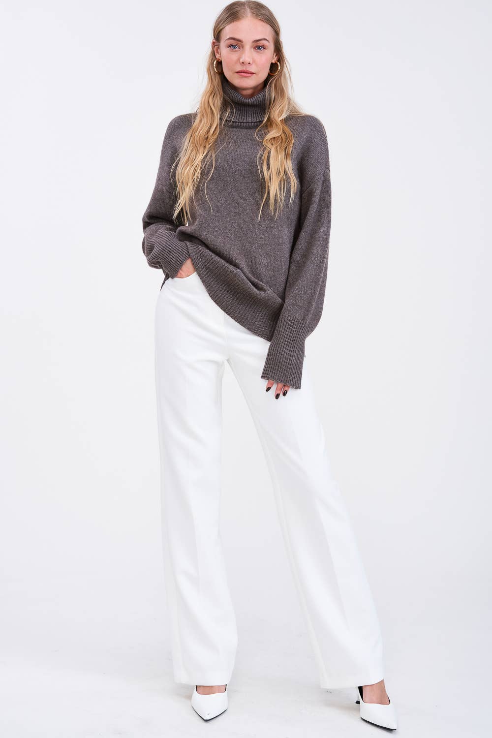 Alaise Cashmere Sweater Pullover Mocha